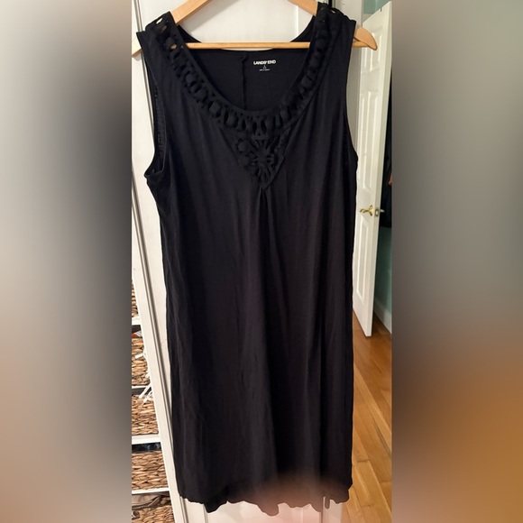 Lands' End Black Swim Coverup Size Large - Picture 1 of 3